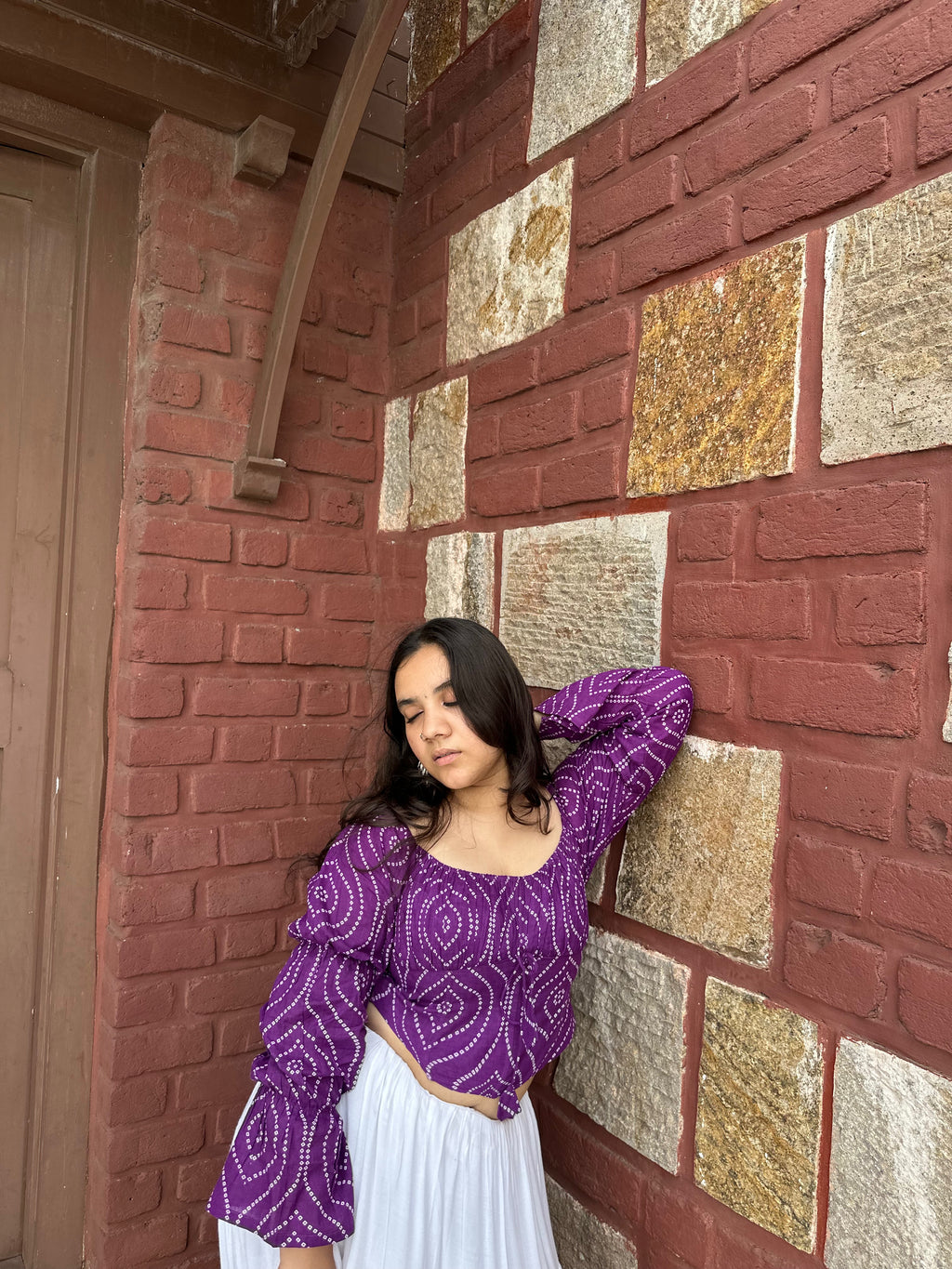 Rani in Bandhani- Corset top