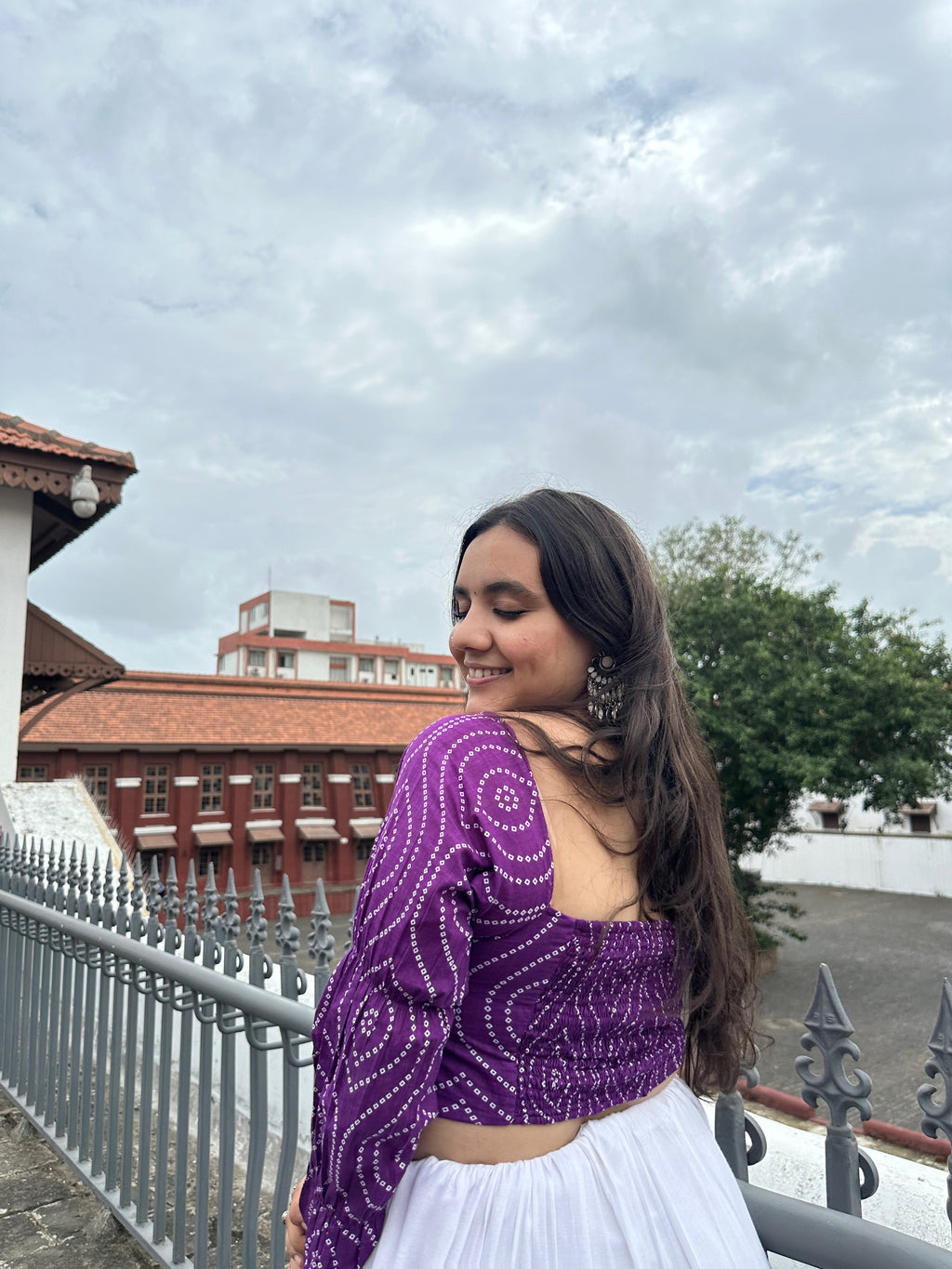 Rani in Bandhani- Corset top