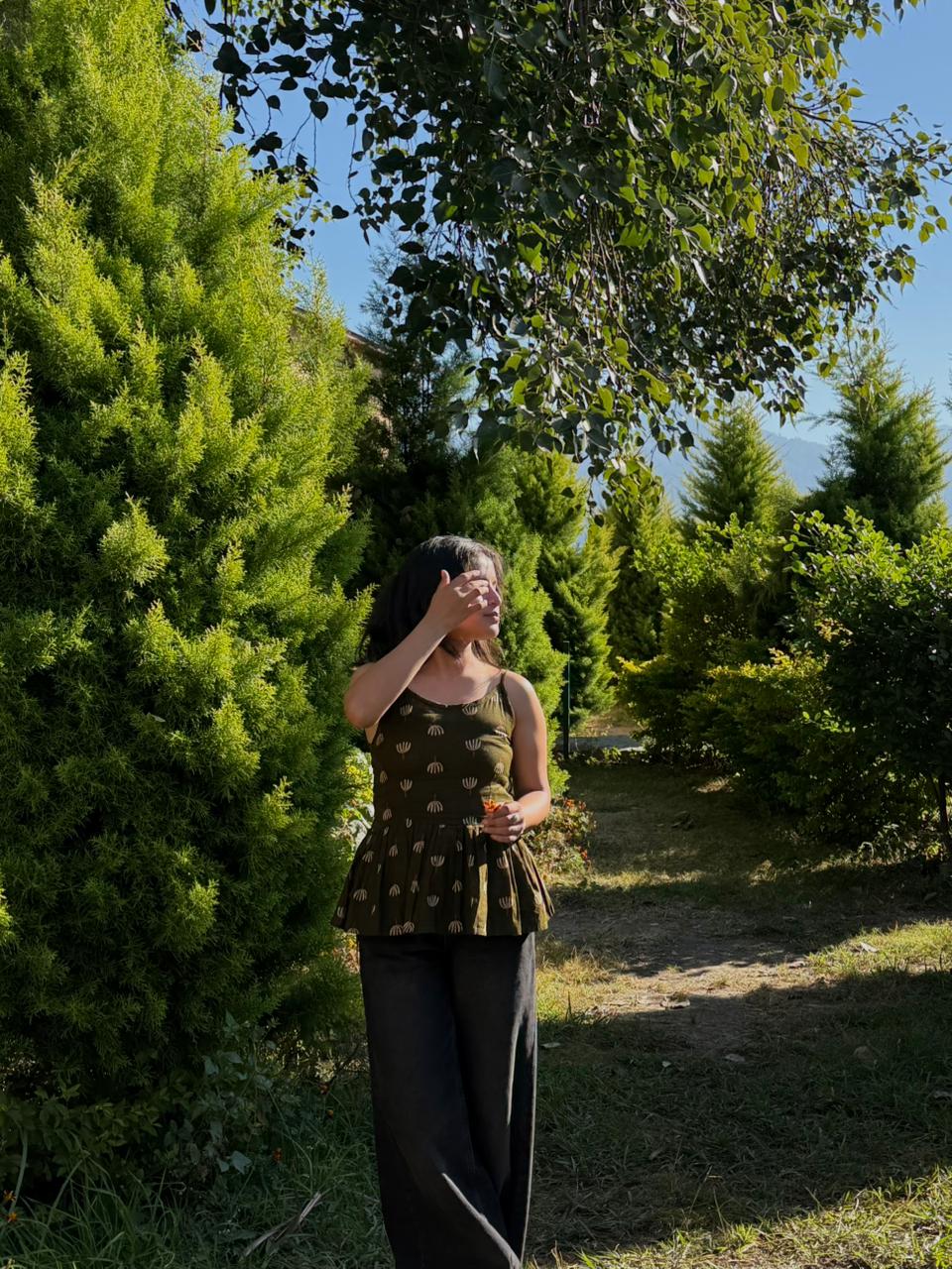 Bow Down to the Queen- Olive Green