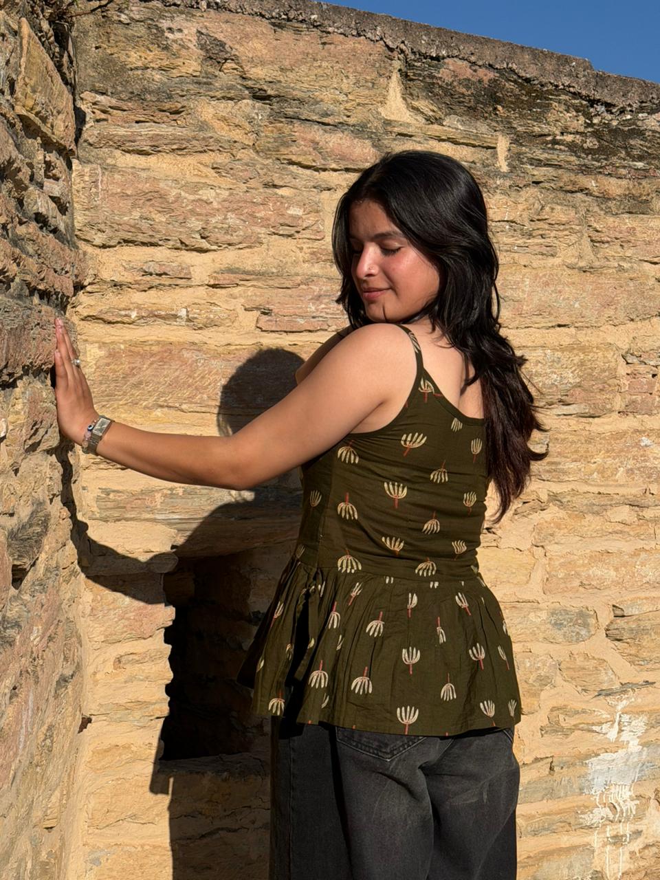 Bow Down to the Queen- Olive Green